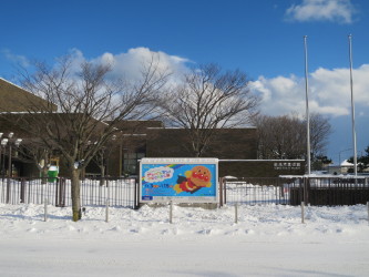 アンパンマン展の看板写真
